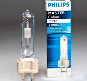 Металлогалогенная лампа Philips Colour CDM-T 70W/830 G12