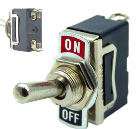 Тумблер-выключатель ON-OFF в метали 6 А на 2 положения